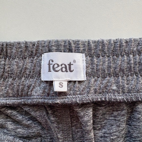 feat Activewear Mens Joggers Sweatpants Lounge Pants Heather Gray - Size S - Picture 2 of 7